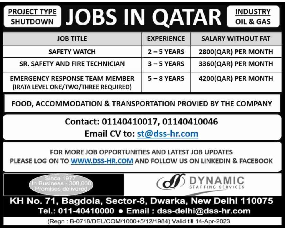 Job in Qatar.